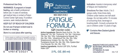 Fatigue  Formula (Nspc0016 Fatigue Formula 10 16 23)